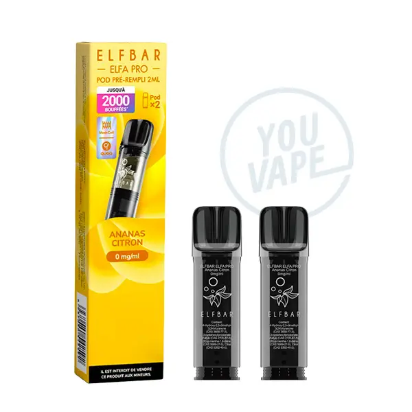 Pack x2 Cartouches Elfa Pro 0mg - Image 3